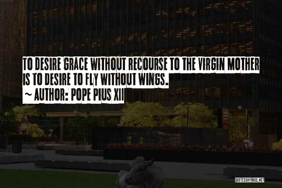 Desire To Fly Quotes By Pope Pius XII