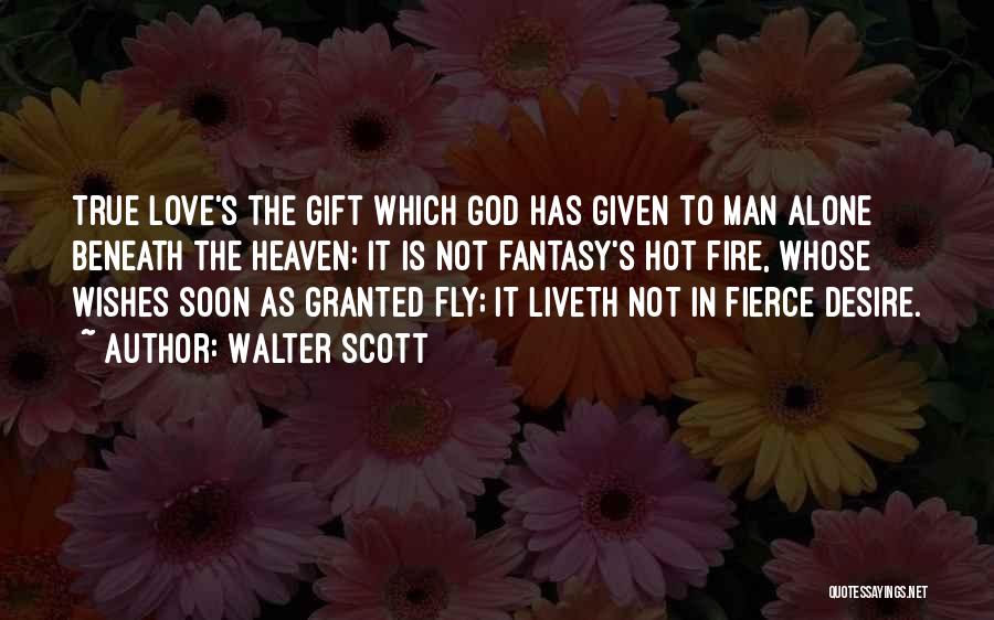 Desire To Fly Quotes By Walter Scott