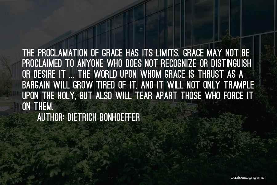 Desire To Grow Quotes By Dietrich Bonhoeffer