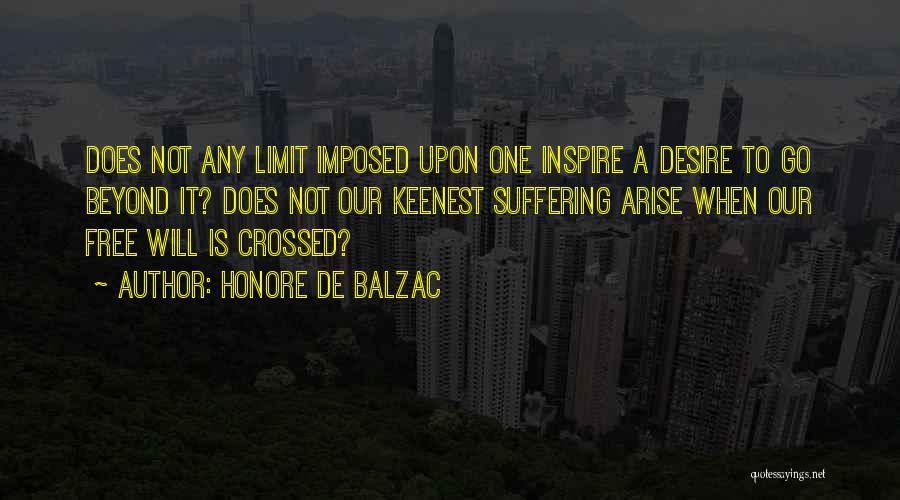 Desire To Inspire Quotes By Honore De Balzac
