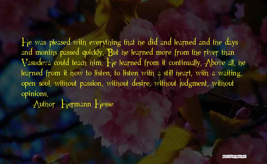 Desire To Teach Quotes By Hermann Hesse