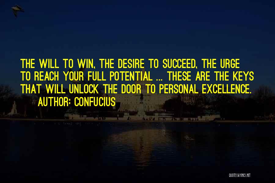 Desire To Win Quotes By Confucius