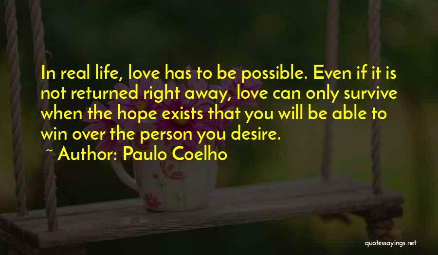 Desire To Win Quotes By Paulo Coelho