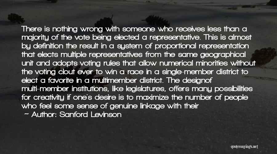 Desire To Win Quotes By Sanford Levinson