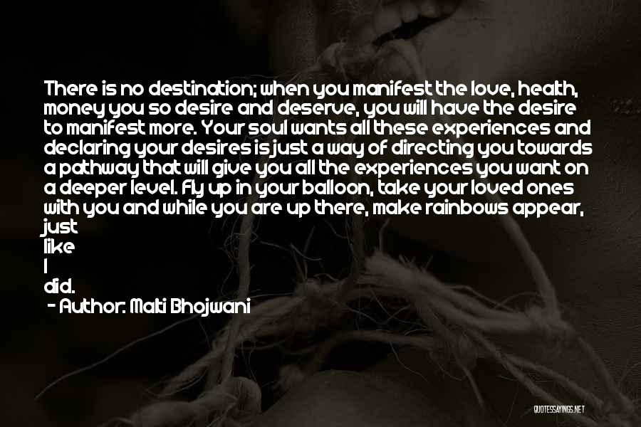Desire Your Love Quotes By Malti Bhojwani