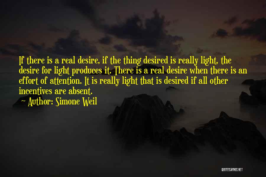 Desired Quotes By Simone Weil