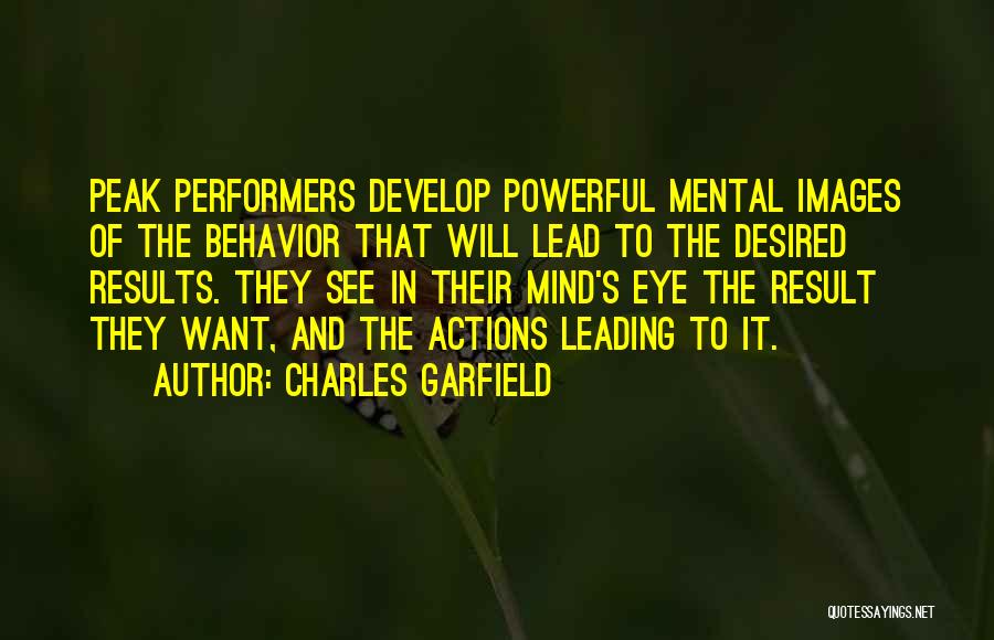 Desired Results Quotes By Charles Garfield