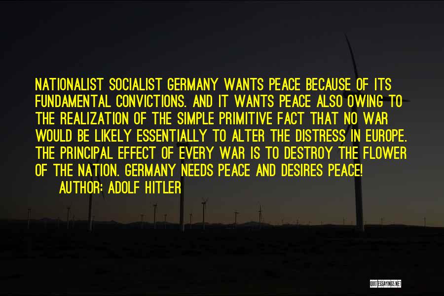 Desires And Needs Quotes By Adolf Hitler