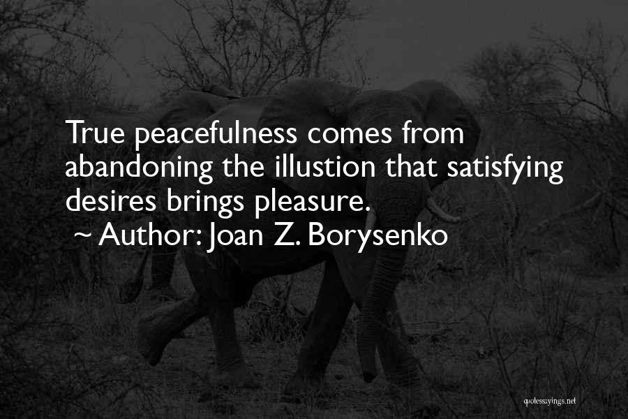 Desires Quotes By Joan Z. Borysenko