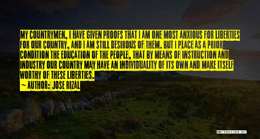 Desirous Quotes By Jose Rizal