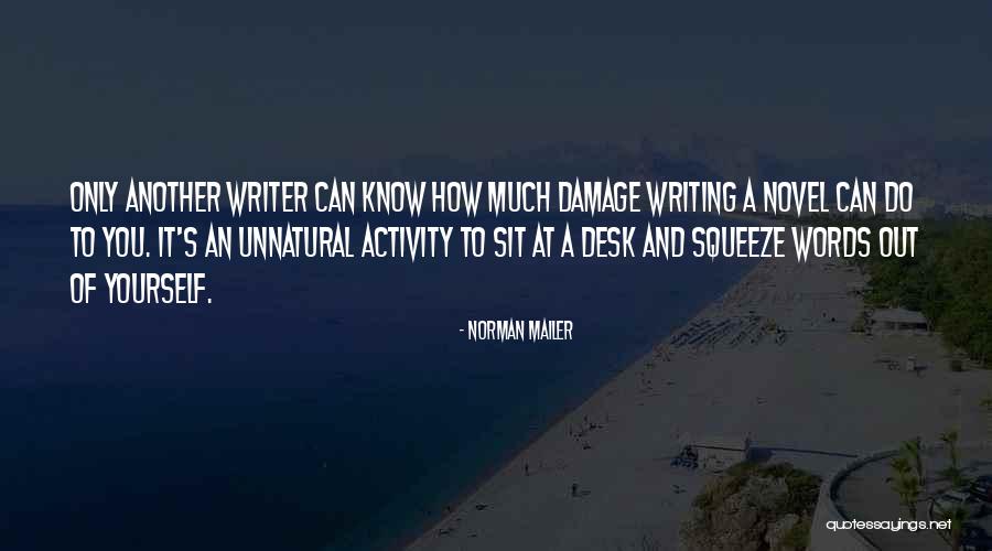 Desks Quotes By Norman Mailer