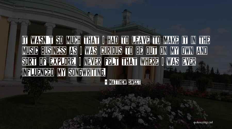 Deslumbramiento Quotes By Matthew Sweet Deslumbramiento Quotes By Matthew Sweet