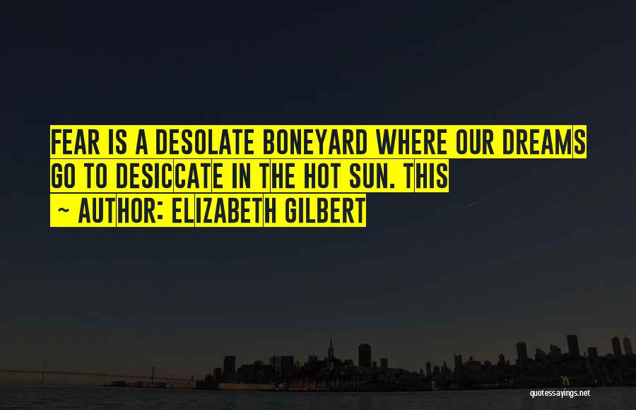 Desolate Quotes By Elizabeth Gilbert