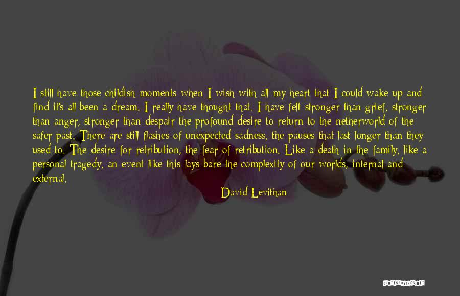 Despair And Sadness Quotes By David Levithan