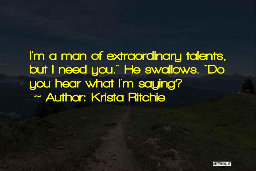 Desparation Quotes By Krista Ritchie