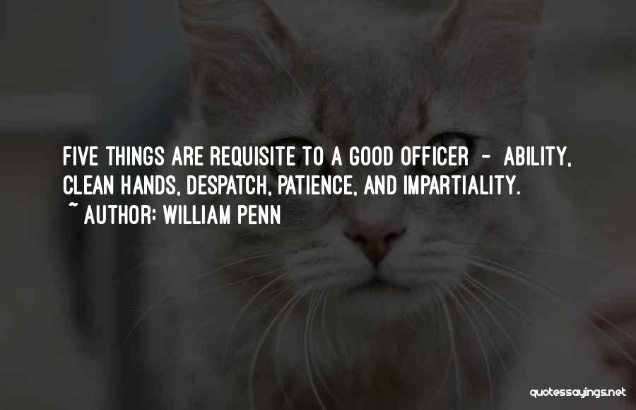 Despatch Quotes By William Penn