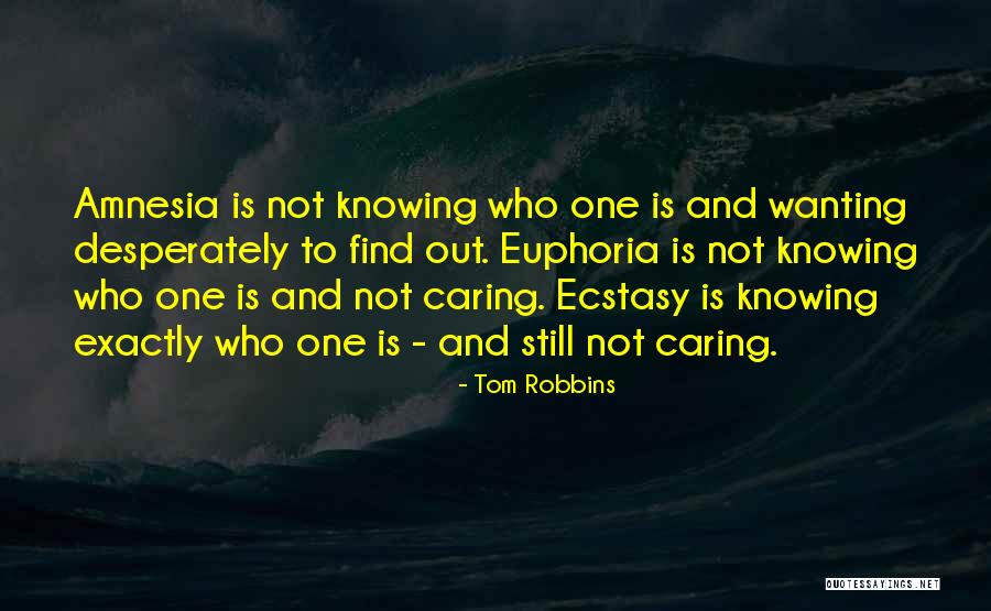 Desperately Wanting Someone Quotes By Tom Robbins