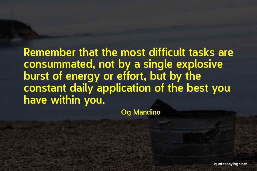 Desperates Black Quotes By Og Mandino Desperates Black Quotes By Og Mandino