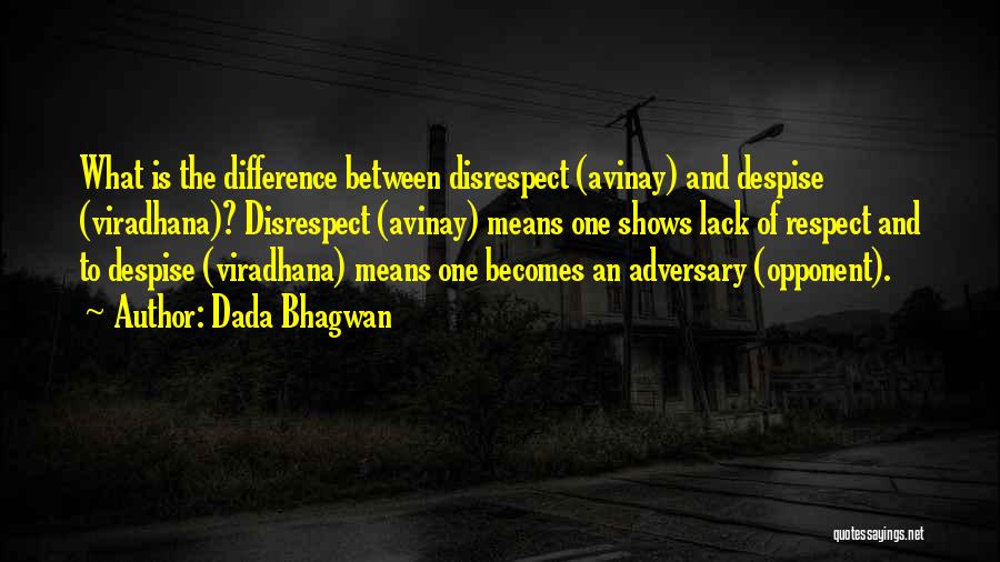 Despise Quotes By Dada Bhagwan