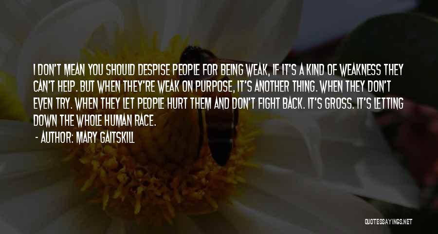 Despise Quotes By Mary Gaitskill