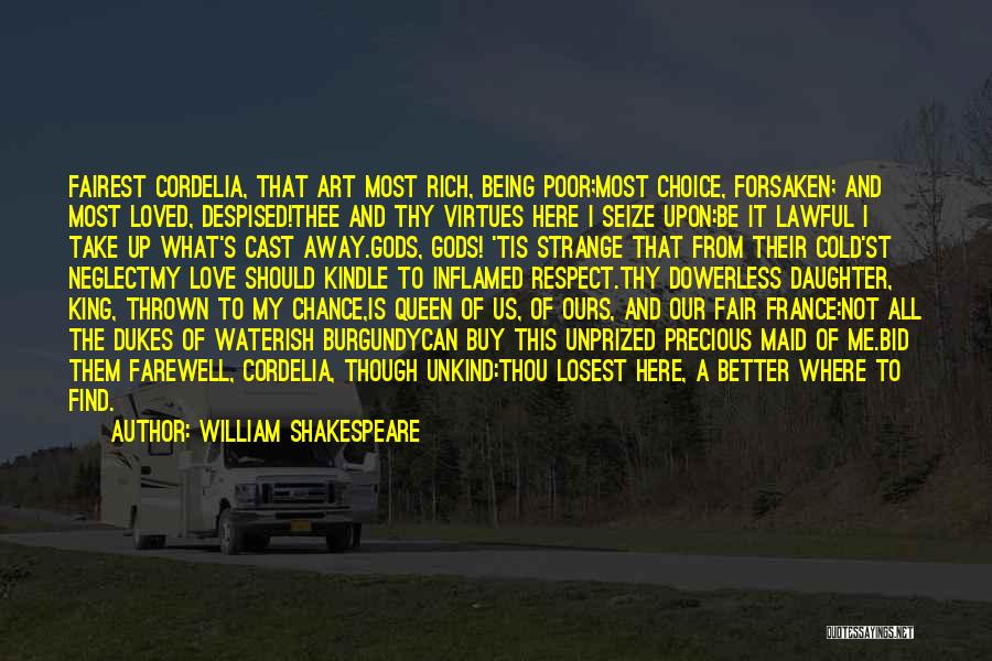 Despised Love Quotes By William Shakespeare