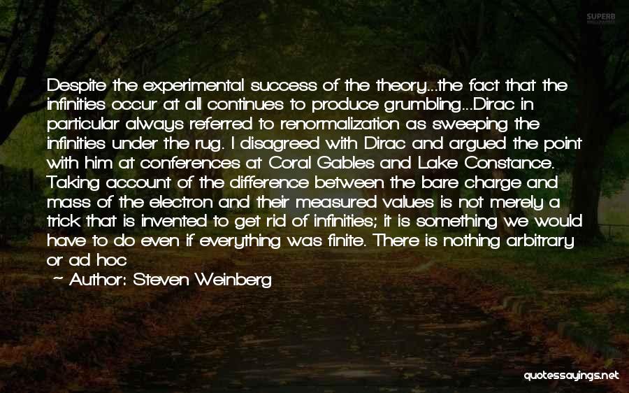 Despite Of Everything Quotes By Steven Weinberg