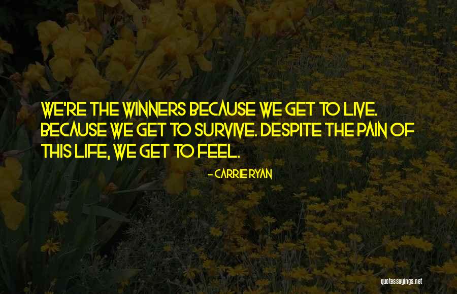 Despite The Pain Quotes By Carrie Ryan Despite The Pain Quotes By Carrie Ryan