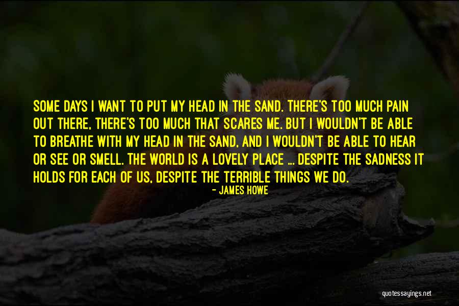 Despite The Pain Quotes By James Howe Despite The Pain Quotes By James Howe