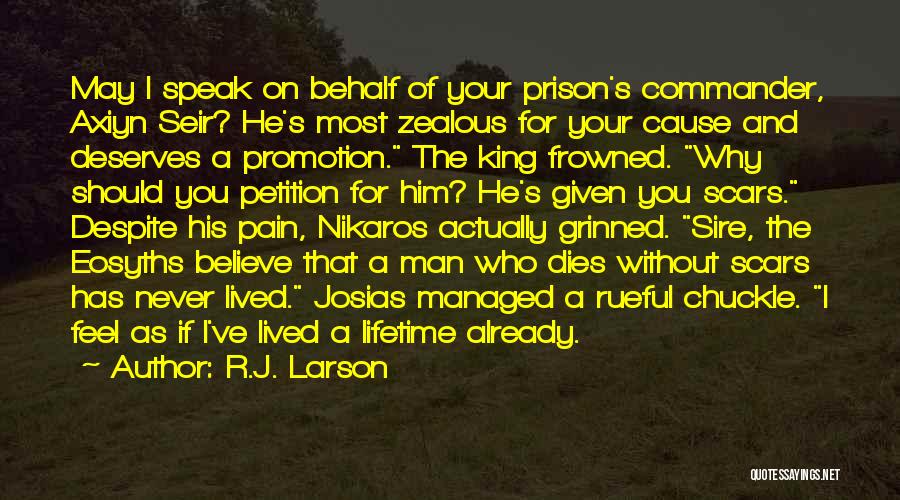 Despite The Pain Quotes By R.J. Larson Despite The Pain Quotes By R.J. Larson