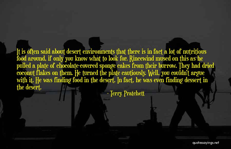 Dessert And Food Quotes By Terry Pratchett Dessert And Food Quotes By Terry Pratchett