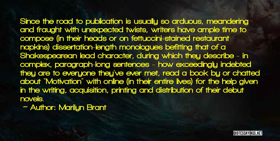 Destabilised Quotes By Marilyn Brant