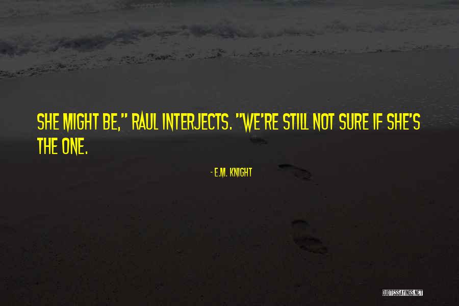 Destalker Comedy Quotes By E.M. Knight Destalker Comedy Quotes By E.M. Knight