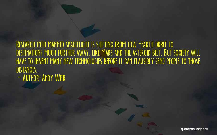 Destinations Quotes By Andy Weir