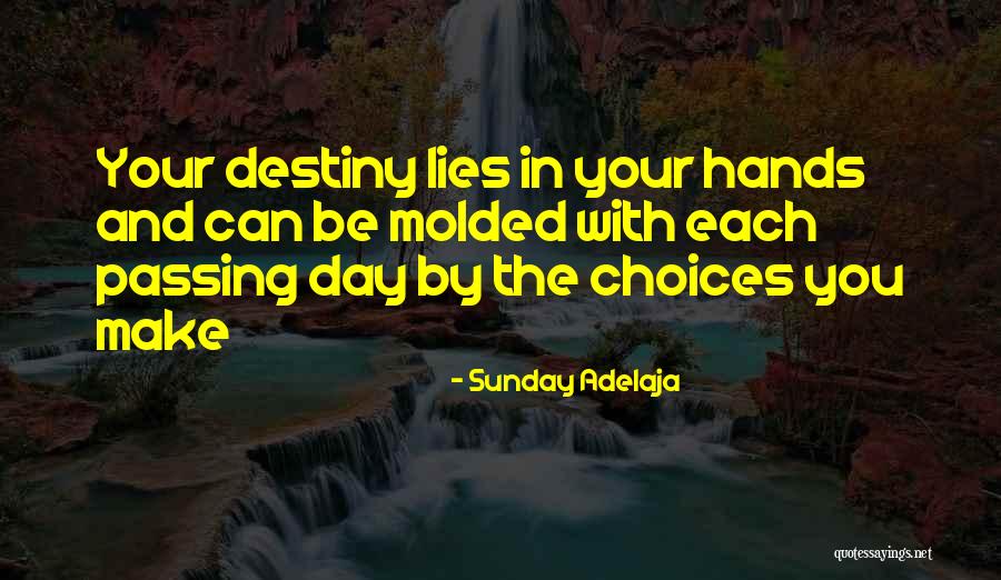 Destiny And Choices Quotes By Sunday Adelaja