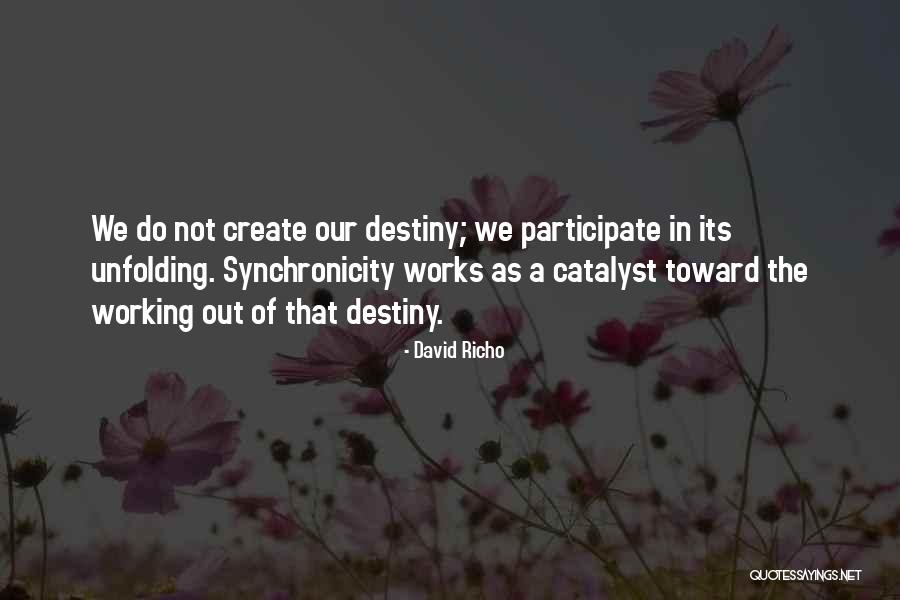 Destiny And Coincidence Quotes By David Richo Destiny And Coincidence Quotes By David Richo