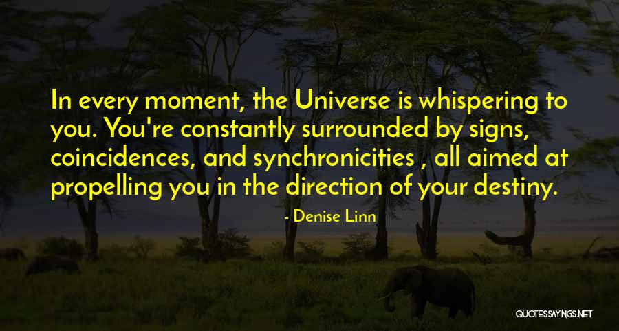 Destiny And Coincidence Quotes By Denise Linn Destiny And Coincidence Quotes By Denise Linn