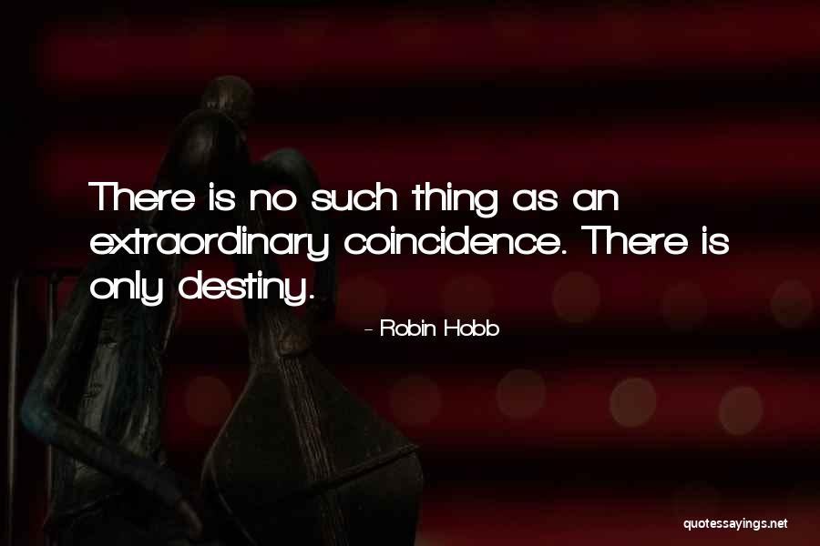 Destiny And Coincidence Quotes By Robin Hobb