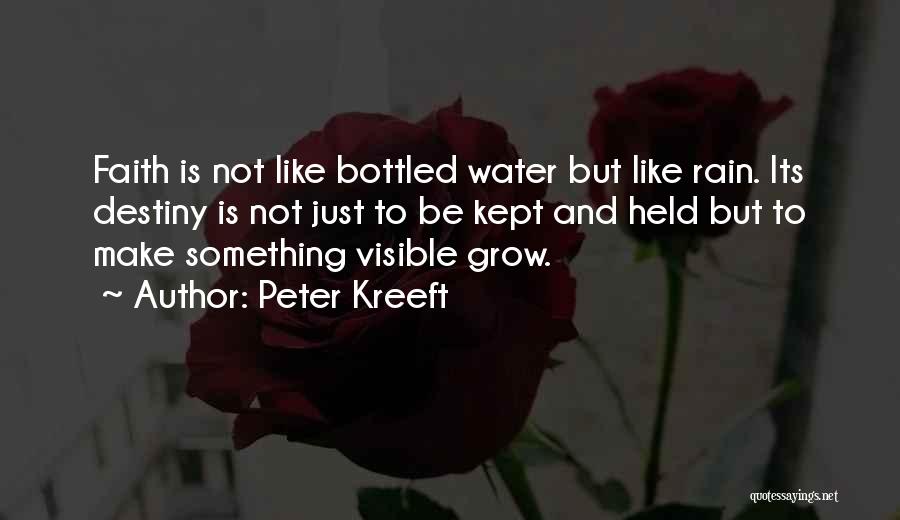 Destiny And Faith Quotes By Peter Kreeft