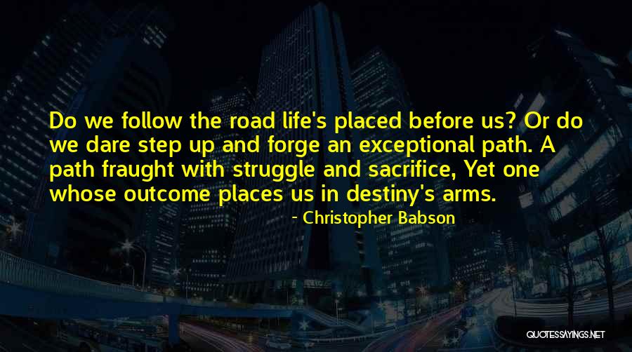 Destiny And Success Quotes By Christopher Babson