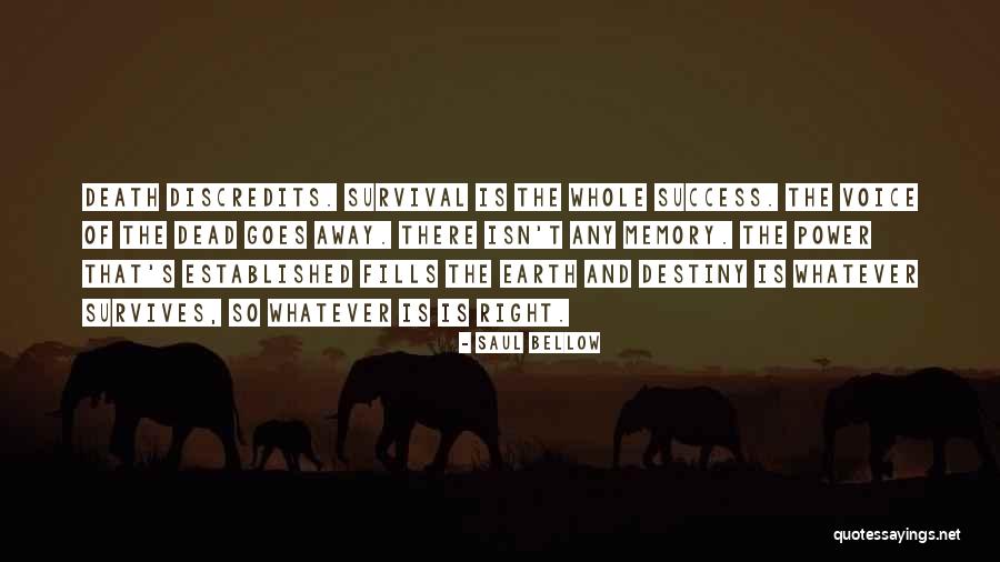 Destiny And Success Quotes By Saul Bellow