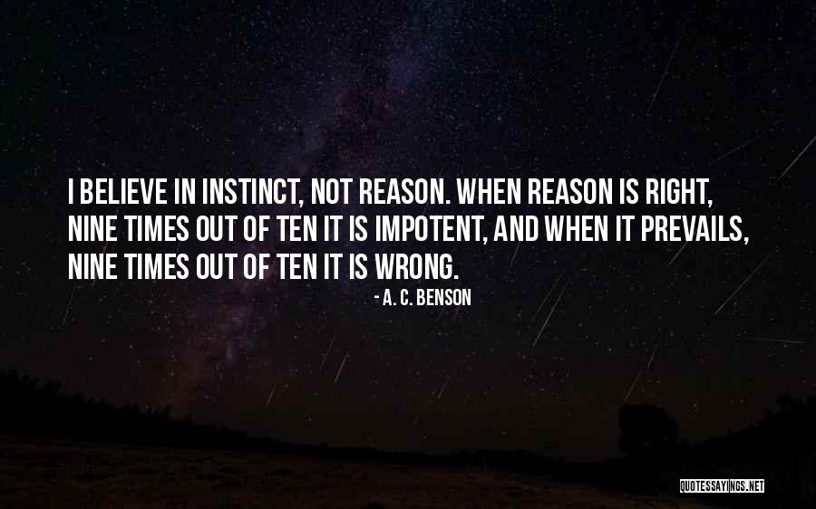 Destiny Helpers Quotes By A. C. Benson Destiny Helpers Quotes By A. C. Benson