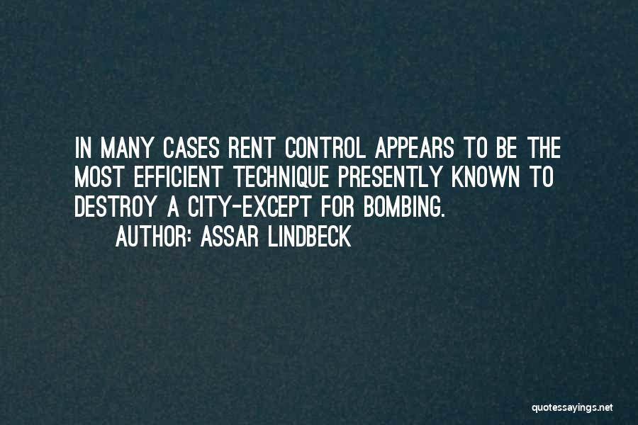 Destroy City Quotes By Assar Lindbeck