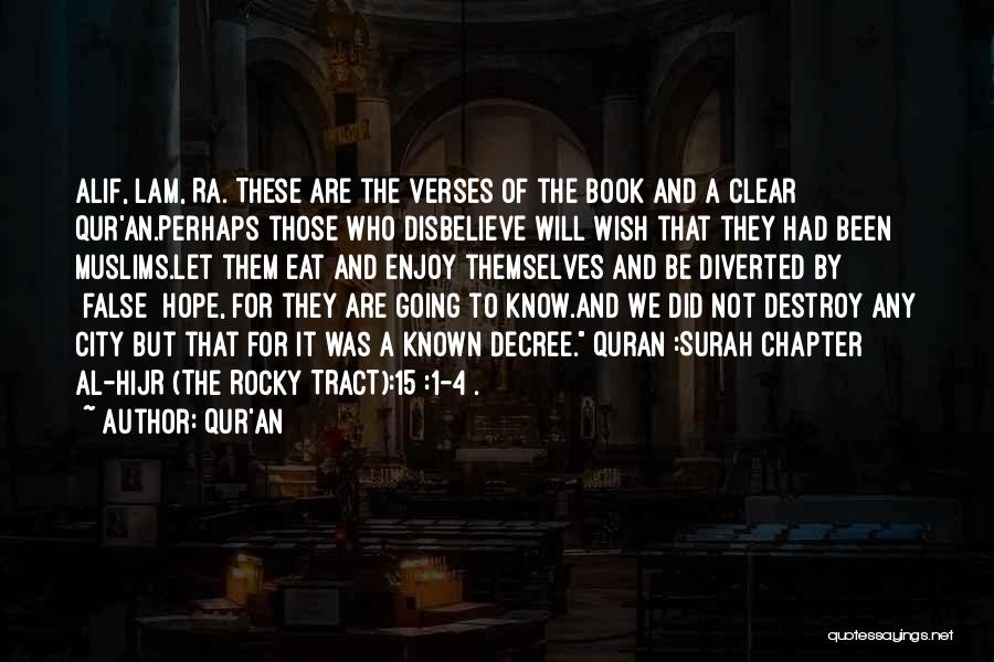 Destroy City Quotes By Qur'an