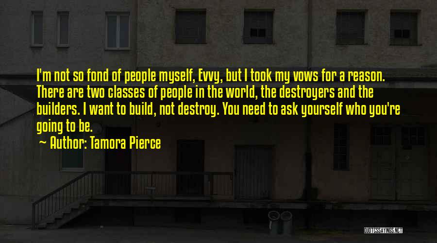 Destroy Myself Quotes By Tamora Pierce
