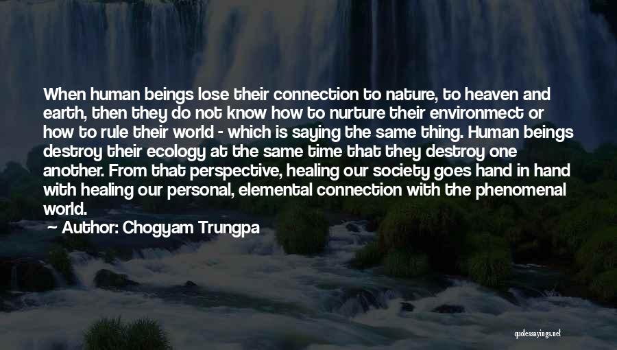 Destroy Nature Quotes By Chogyam Trungpa