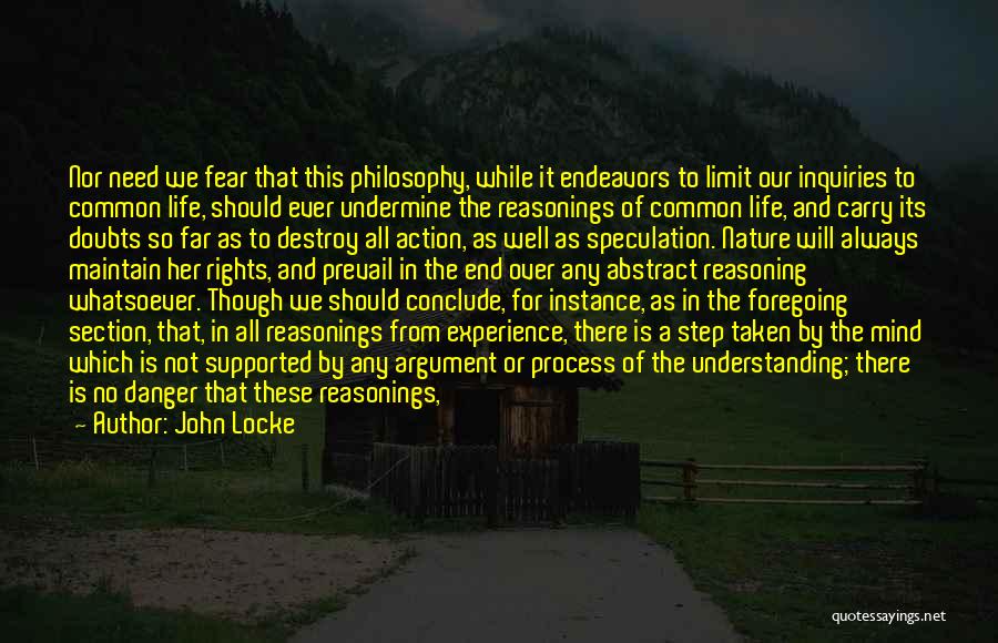 Destroy Nature Quotes By John Locke