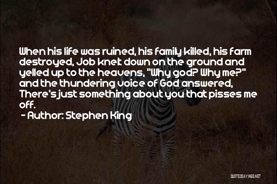Destroyed Family Quotes By Stephen King