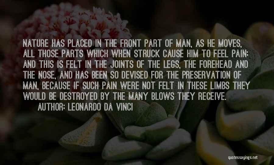 Destroyed Nature Quotes By Leonardo Da Vinci