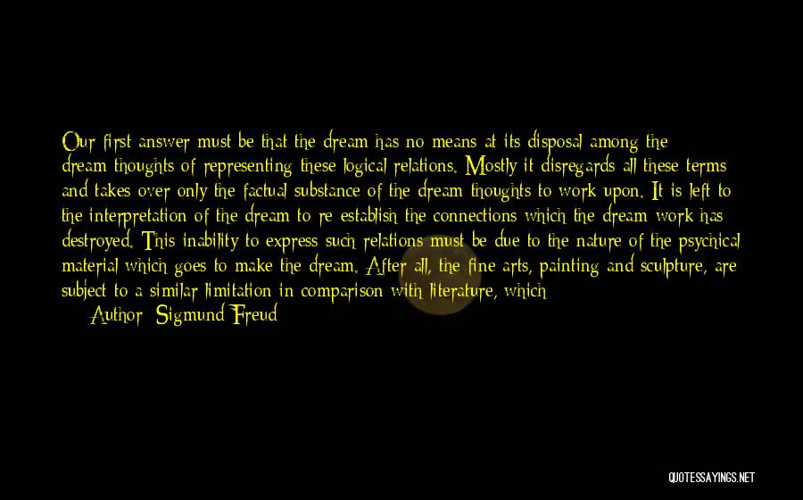 Destroyed Nature Quotes By Sigmund Freud