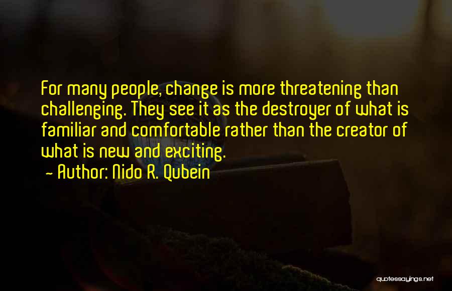 Destroyer Quotes By Nido R. Qubein